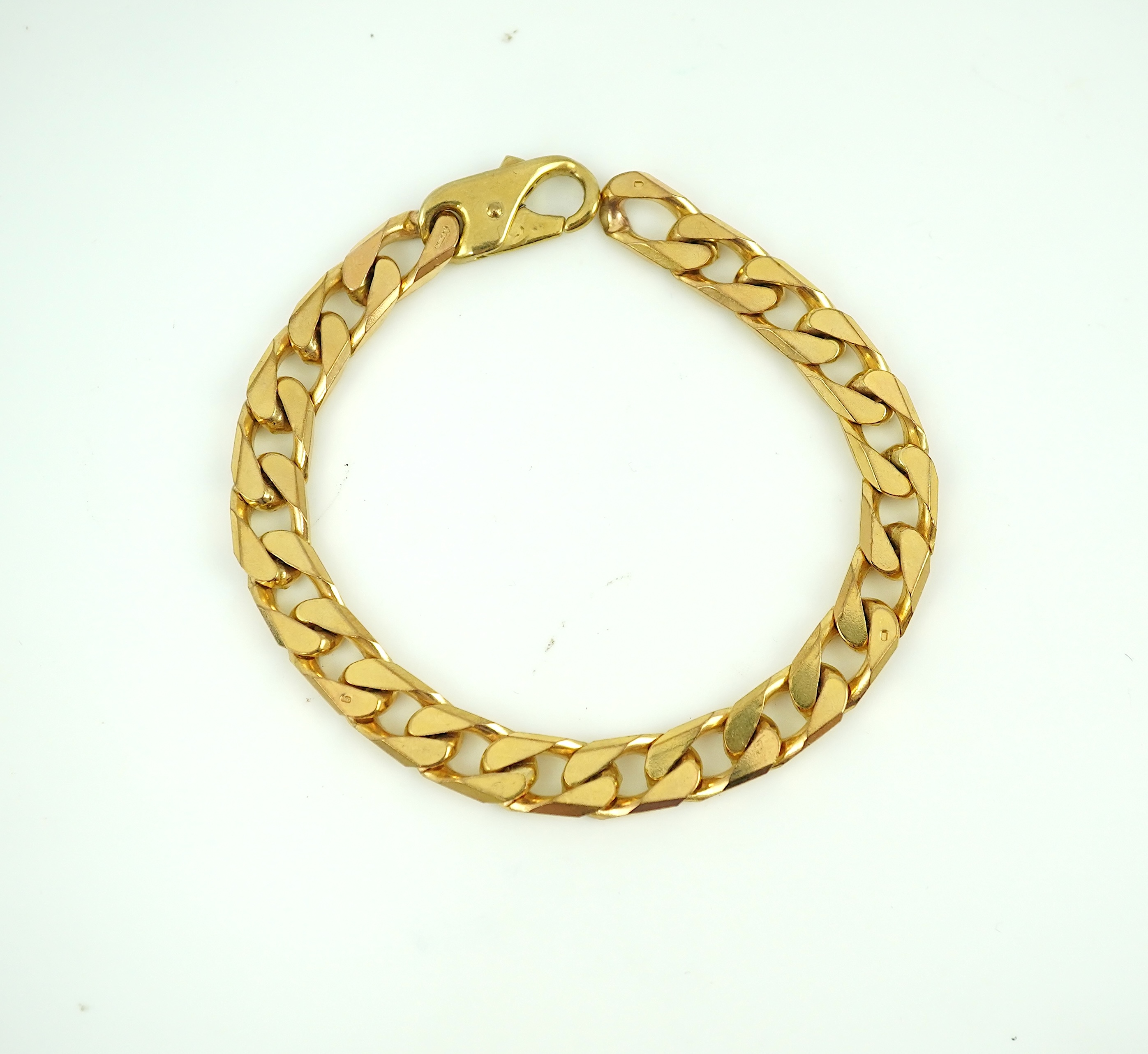 A 9ct gold bracelet, circa 1989